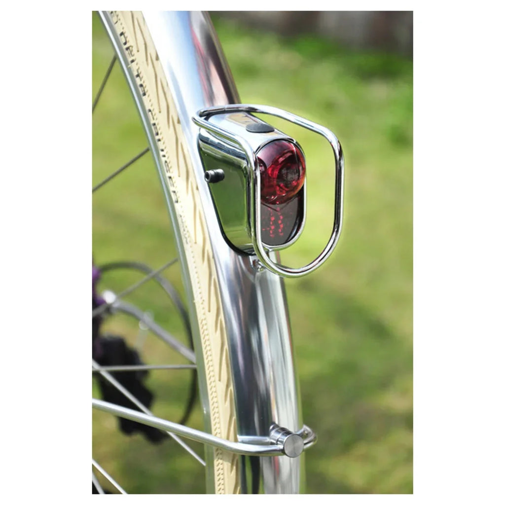 Pure Cycles Light Pure Rear City Bike Tail Light LED Chrome