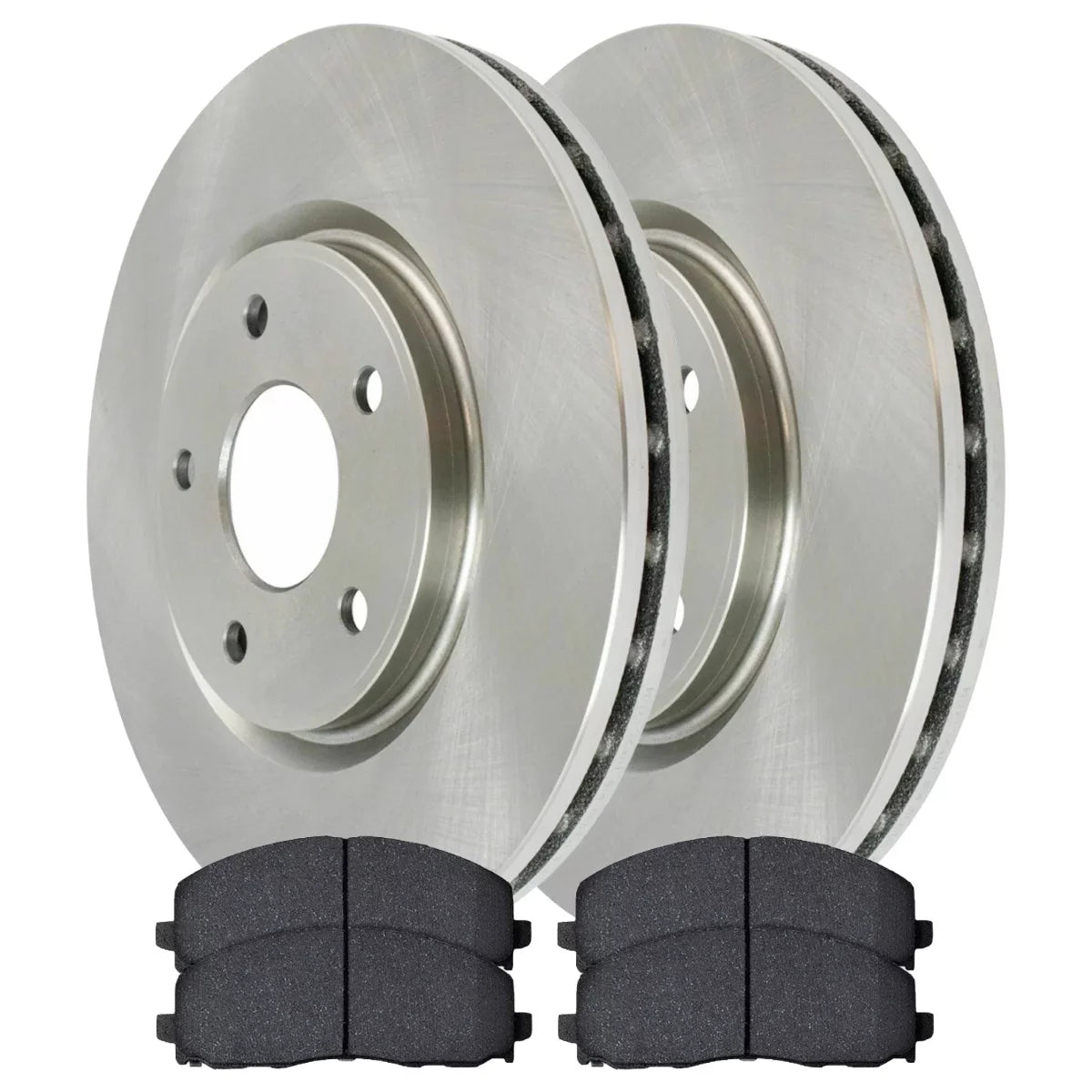 AutoSizehack Front Brake Rotors and Ceramic Pads Kit Driver and Passenger Sizeide Replacement for Ram C/V VW Routan Chrysler Pacifica Voyager 2012-2016 Town & Country 2012-2020 Dodge Grand Caravan Journey