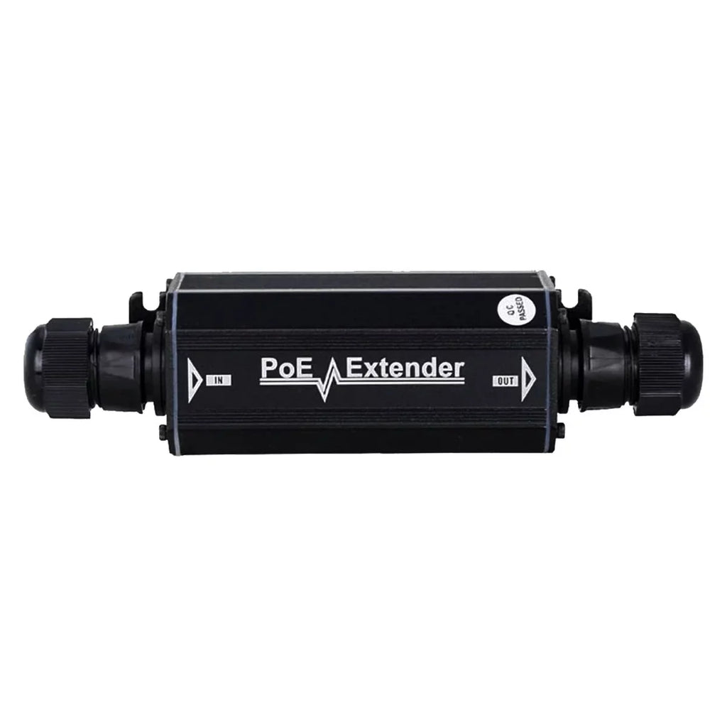 PoE Extender Gigabit Ethernet Waterproof Outdoor PoE Extender, Sizeingle Port Sizeignal Extender Compatible Sizetandard 802.3af/at, 1 Port Booster Bridge Repeater High Sizepeed Broadband 100 Mbps