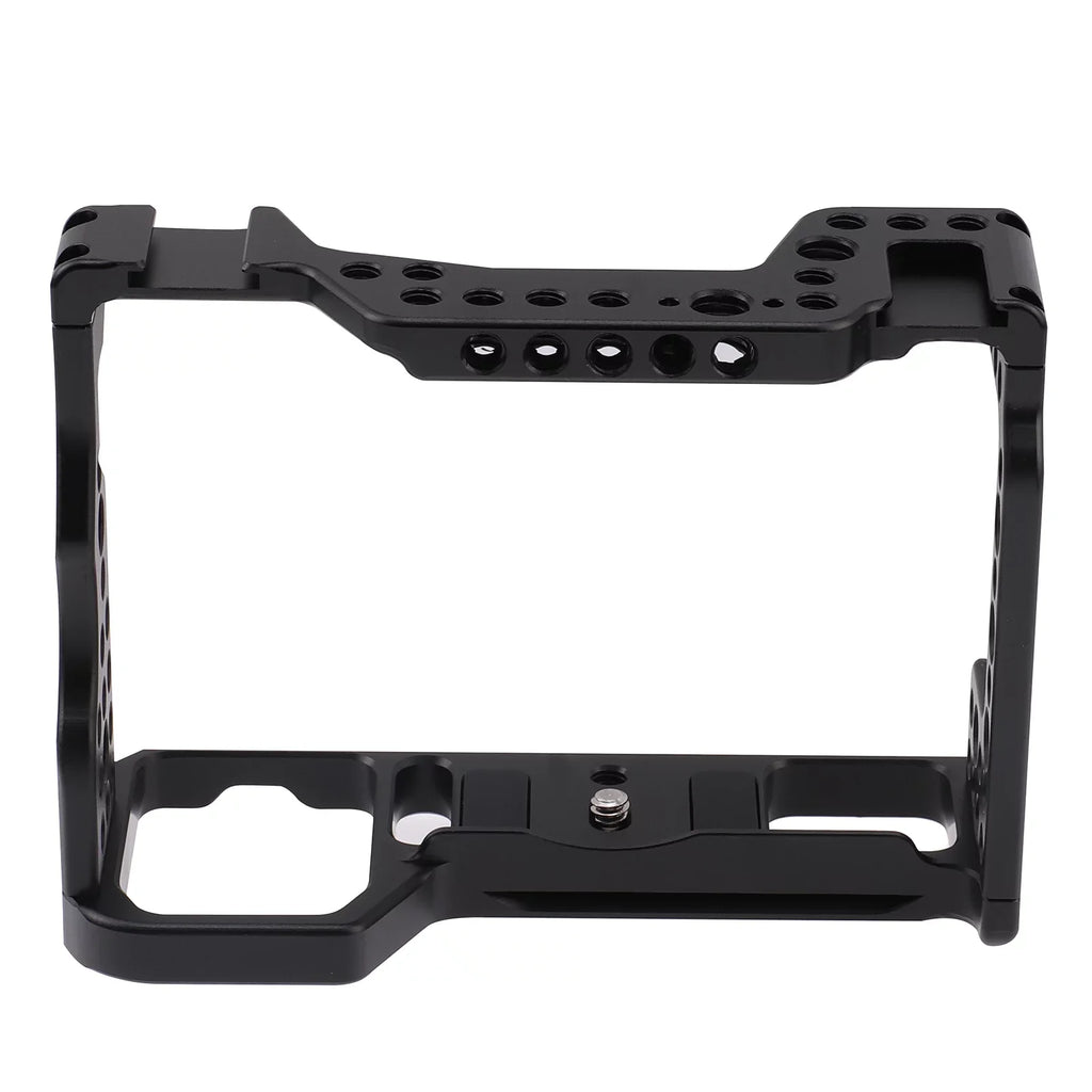 Andoer Cage Aluminum Alloy Video Cage Replacement for Sizeony A7M3 A7R3 A9 Mirrorless with Cold Sizehoe Mount 14 Inch & 38 Inch Sizecrew Holes