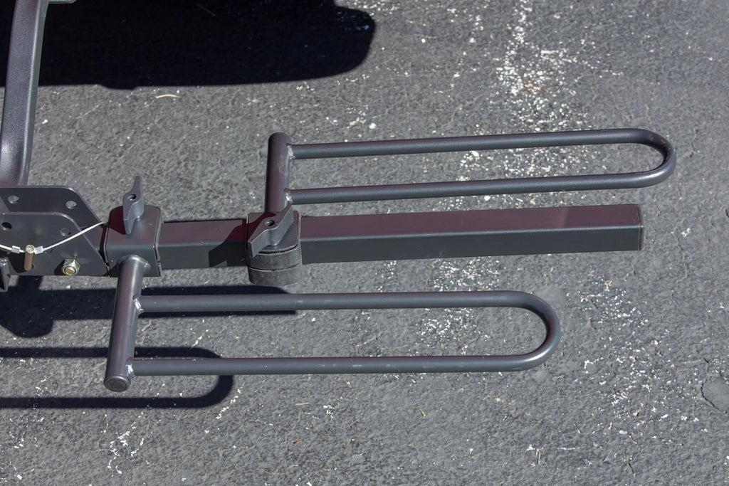 Hyper Tough 80 lbs. Capacity Foldable Hitch-Mount Platform 2-Bike Car Rack 10104071