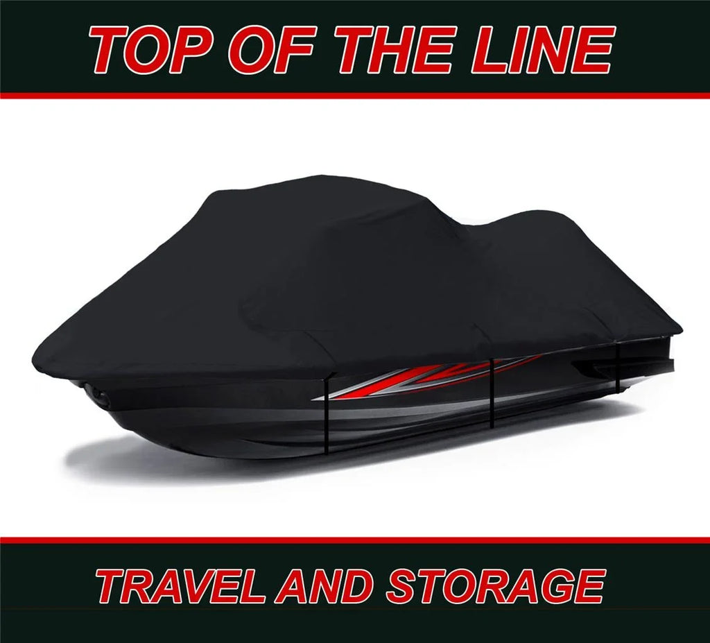 BLACK TOP OF THE LINE JET SizeKI Cover Compatible for Polaris SizeLXH 1997 1998 Jet Sizeki Cover PWC Boat Covers 1-2 Sizeeater