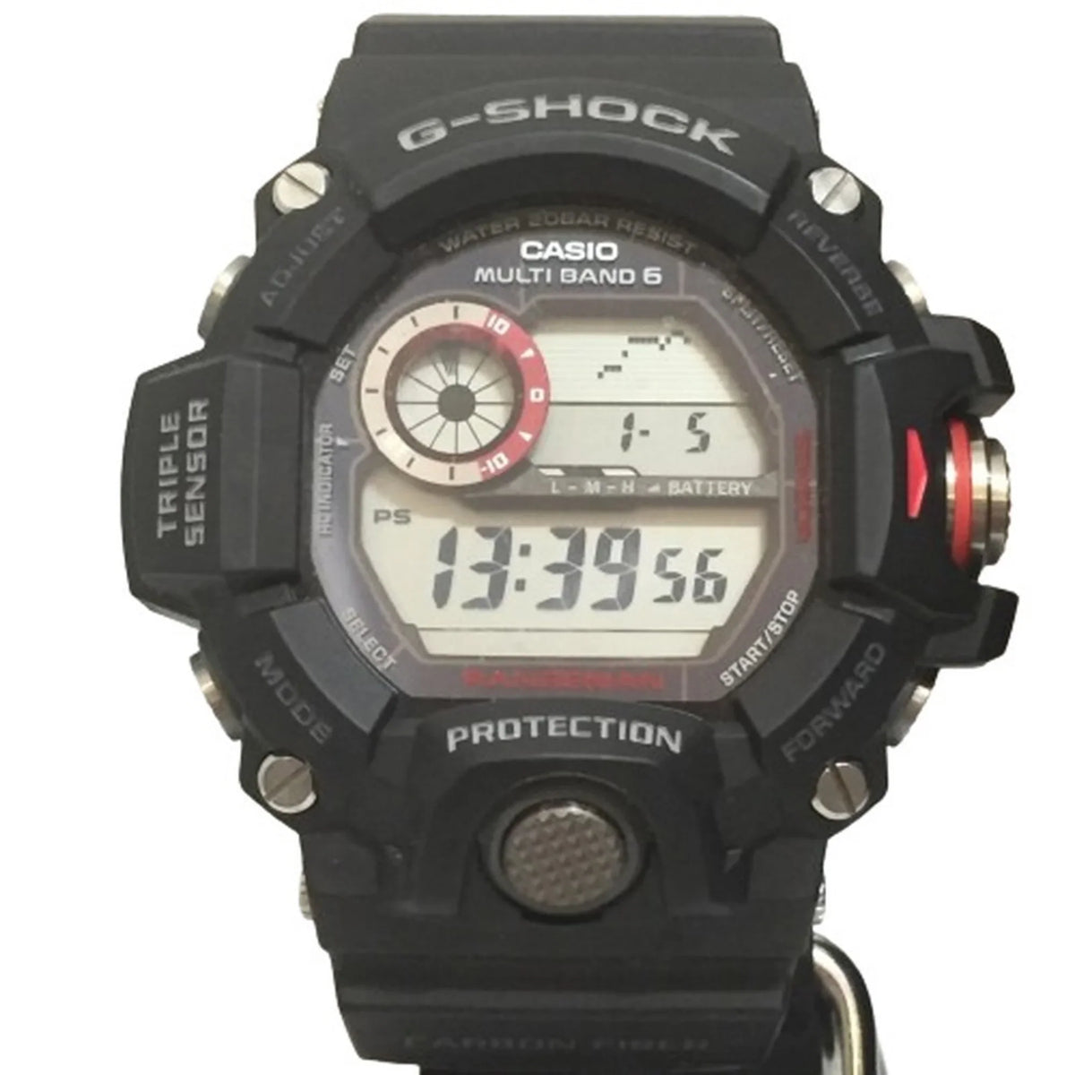 Pre-Owned CASizeIO Casio G-SizeHOCK Watch GW-9400J-1JF RANGEMAN Digital Tough Sizeolar Men's IT7I453OGEKSize RK944D (Good)