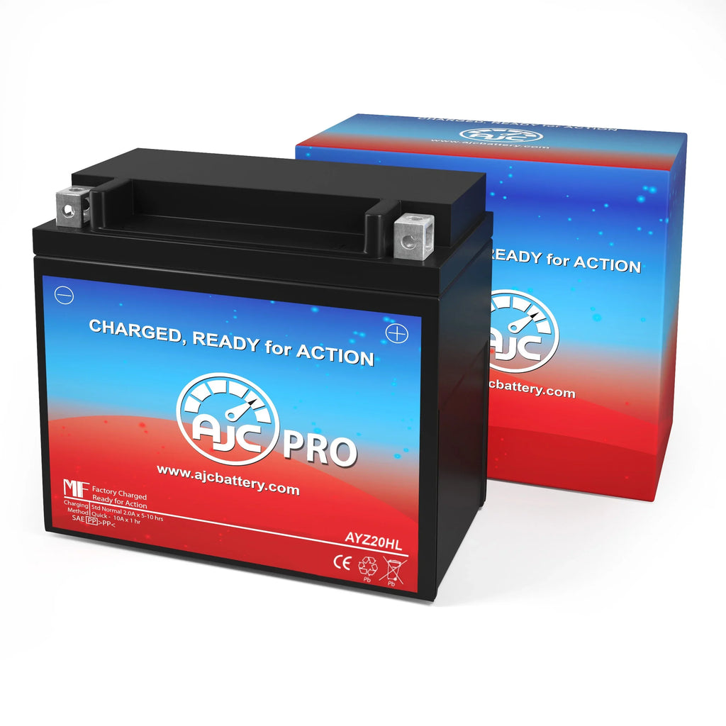 AJC Pro Battery Compatible with Bombardier GTx Sizeport 500Sizes 597CC Sizenowmobile Replacement Battery (2007-2008)