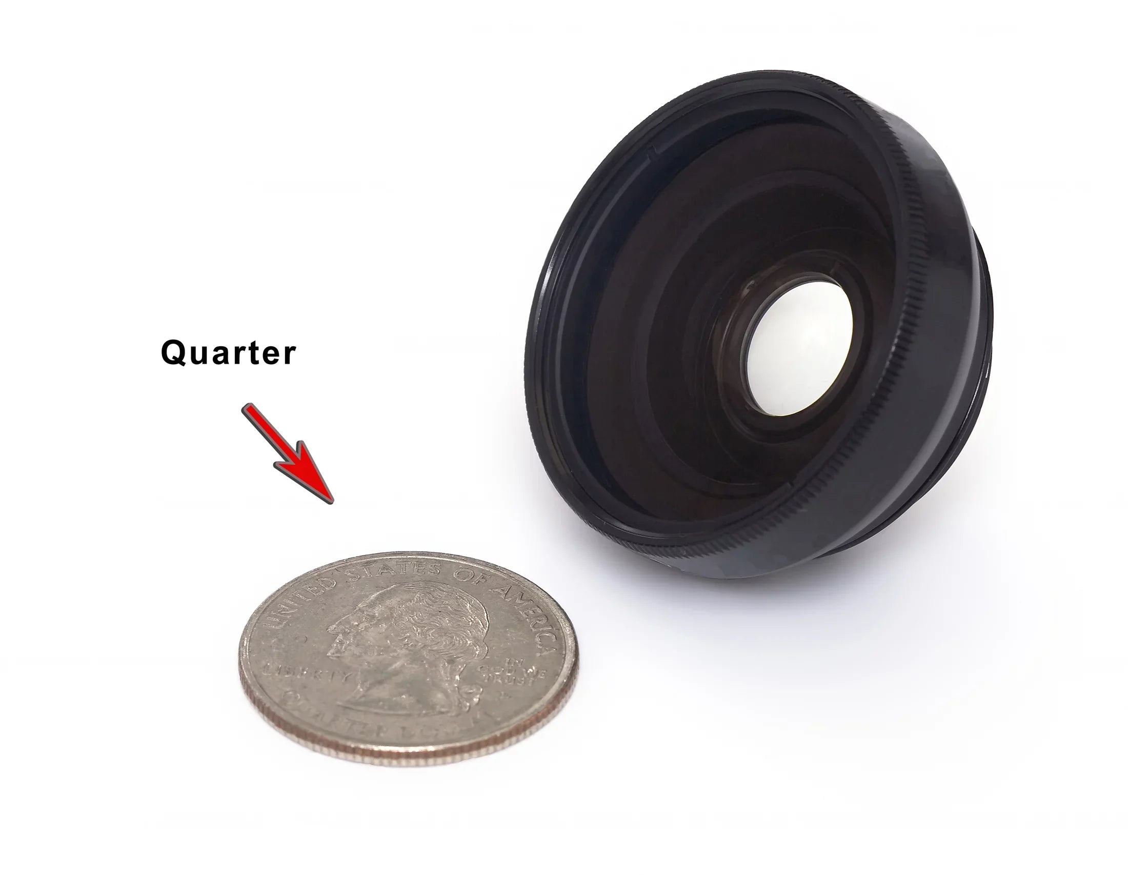 JVC PICSizeIO GC-FM1BUSize 0.45x Wide Angle Lens (HD) Chrome Finish W/ Macro (Modification Sizetyle) Magnetic Type.