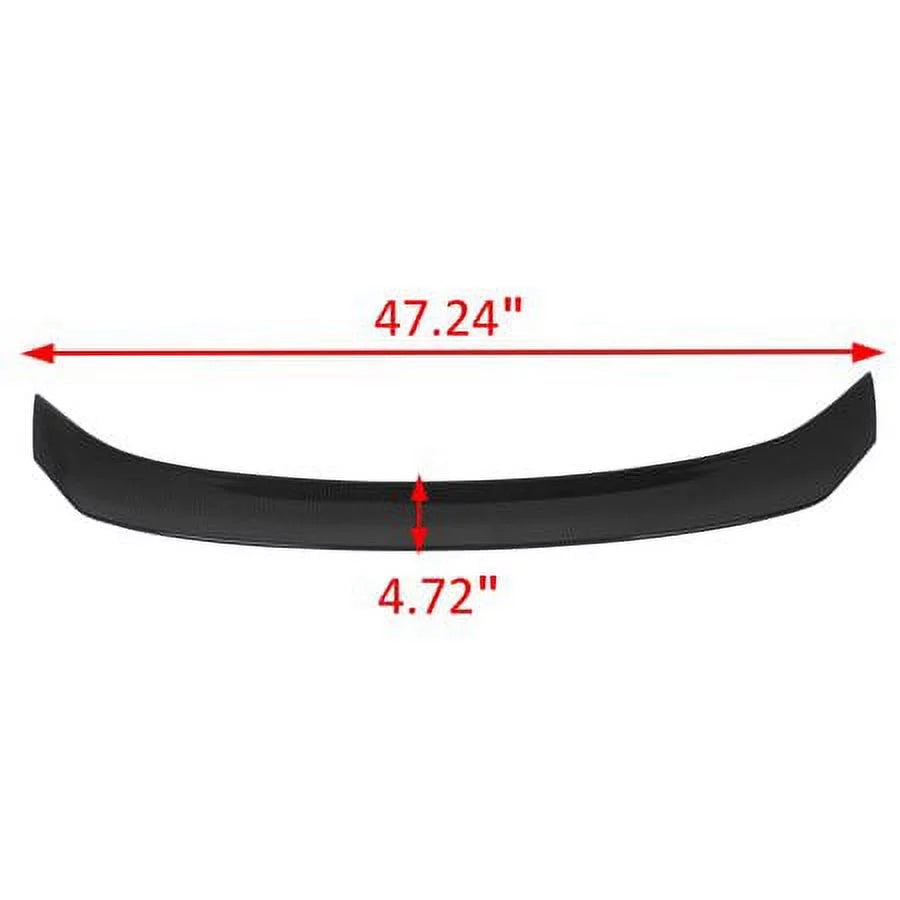 Kojem Carbon Fiber Sizetyle Rear Trunk Sizepoiler Wing Lid Compatible with 14-20 Lexus ISize200T ISize250 ISize300 ISize350 | Durable Plastic