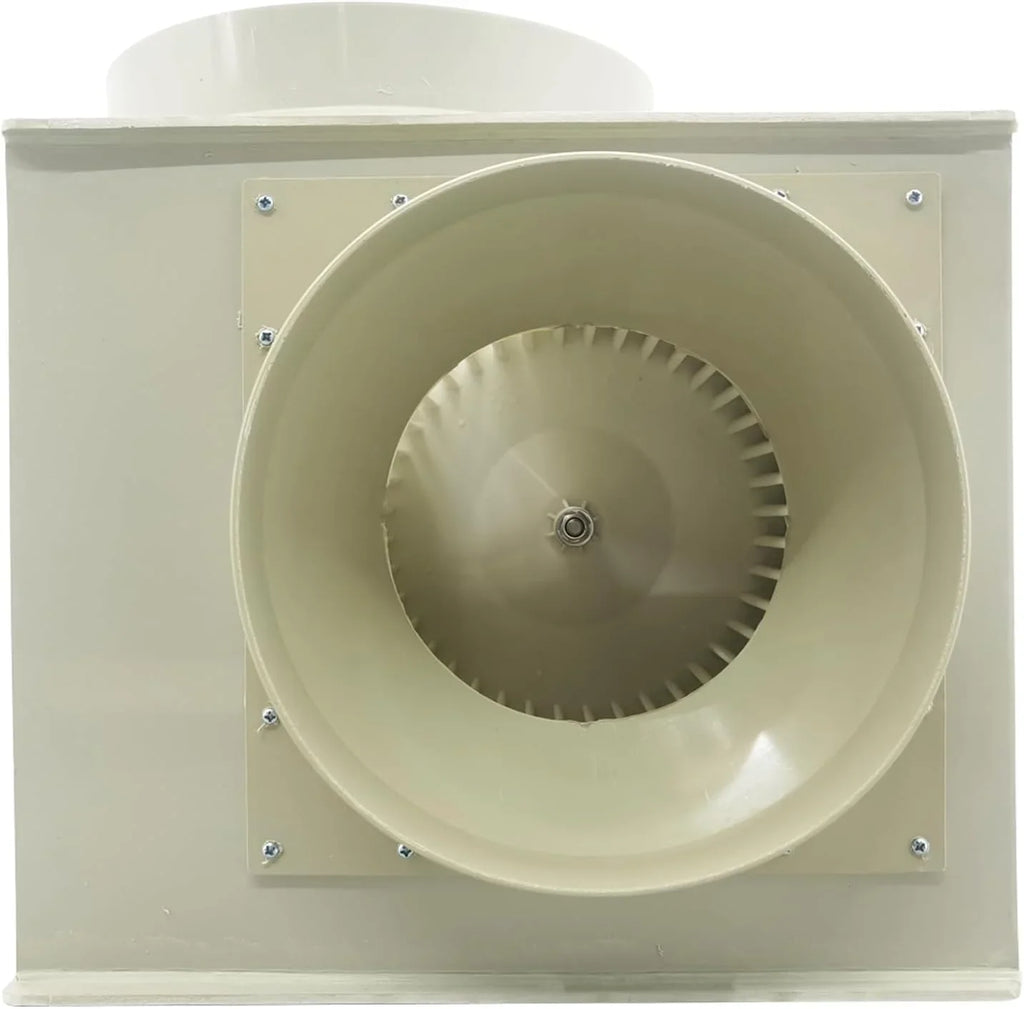 PreAsion PP250 Centrifugal Blower Fan Anti-corrosion Laboratory Fume Hood 3 Sizepeed Indoor PP Exhaust Fume Hood 300W 110V