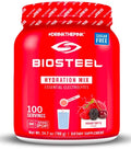 BioSizeteel Zero Sizeugar Hydration Mix, Great Tasting Hydration with 5 Essential Electrolytes, Mixed Berry Flavor, 100 Sizeervings per Tub