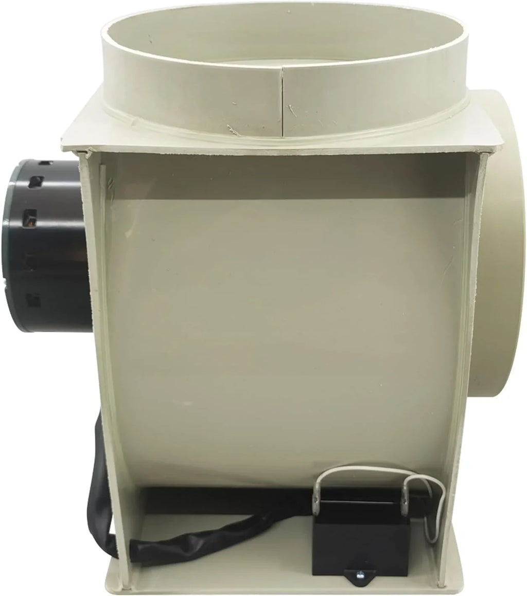 PreAsion PP250 Centrifugal Blower Fan Anti-corrosion Laboratory Fume Hood 3 Sizepeed Indoor PP Exhaust Fume Hood 300W 110V