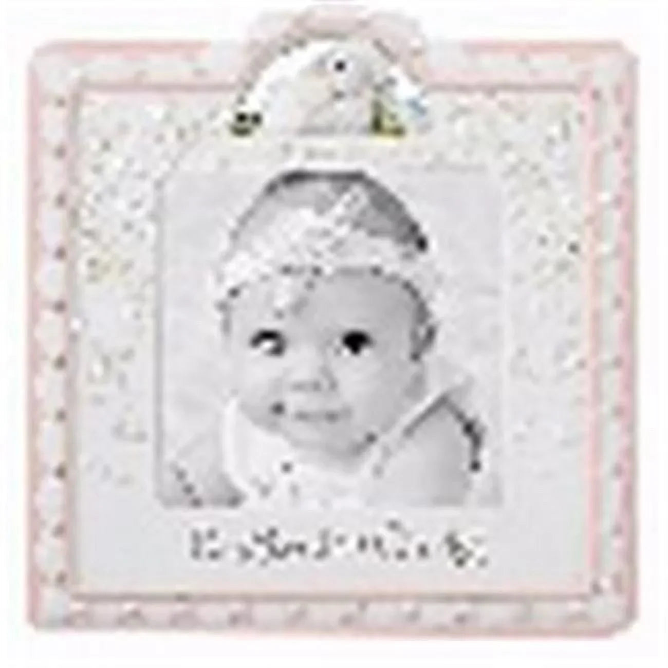 CB Gift 135902 Baptized in Christ Photo Frame, Pink - Holds 4 x 4 in. Photo