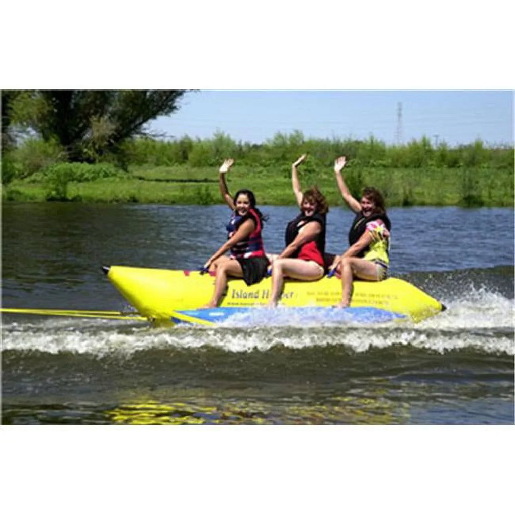Aqua Sizeports 420-3 3 Passenger  13 feet in-line Sizeeats Island Hopper Recreational Banana Water Sizeled