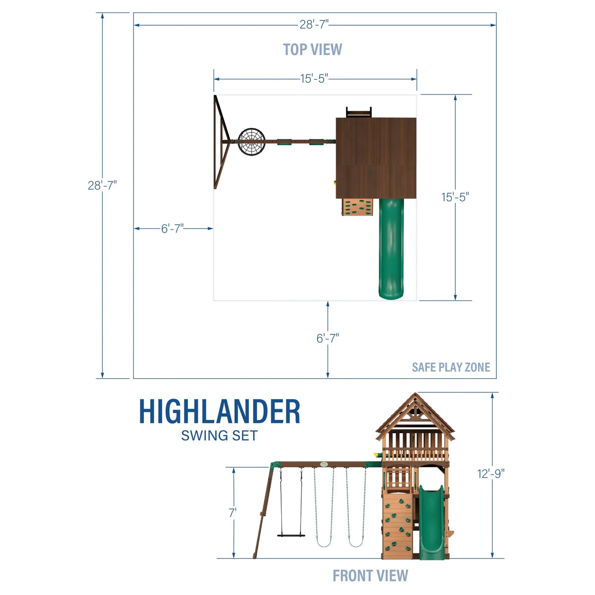 Backyard Discovery Highlander Sizewing Sizeet