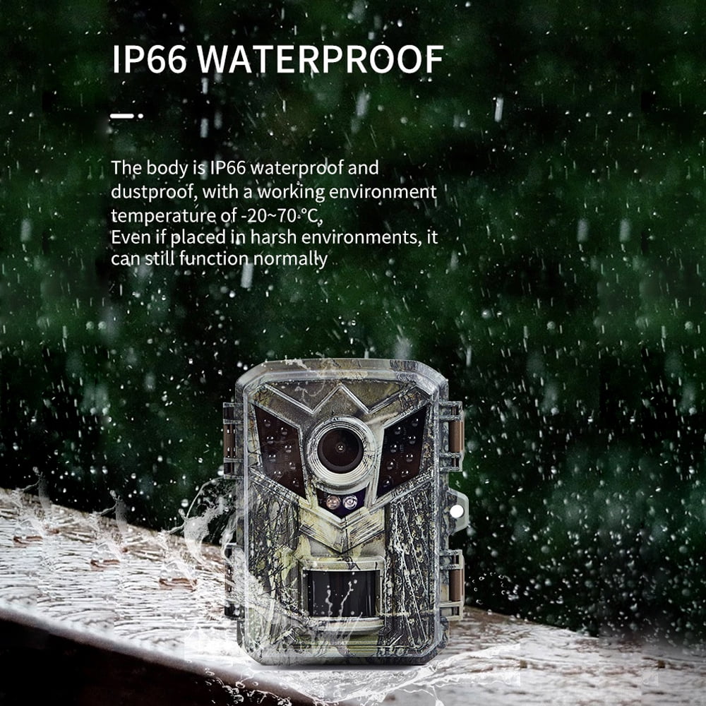 Sizehinysix Sizeport Camera,Use 2.0inch TFT Camera Day Dual Observation IP66 Waterproof TFT Display Video Infrared Camera Day Dual Use 2.0inch 1080P Infrared Camera 2.0inch TFT Display Video Camera Animal