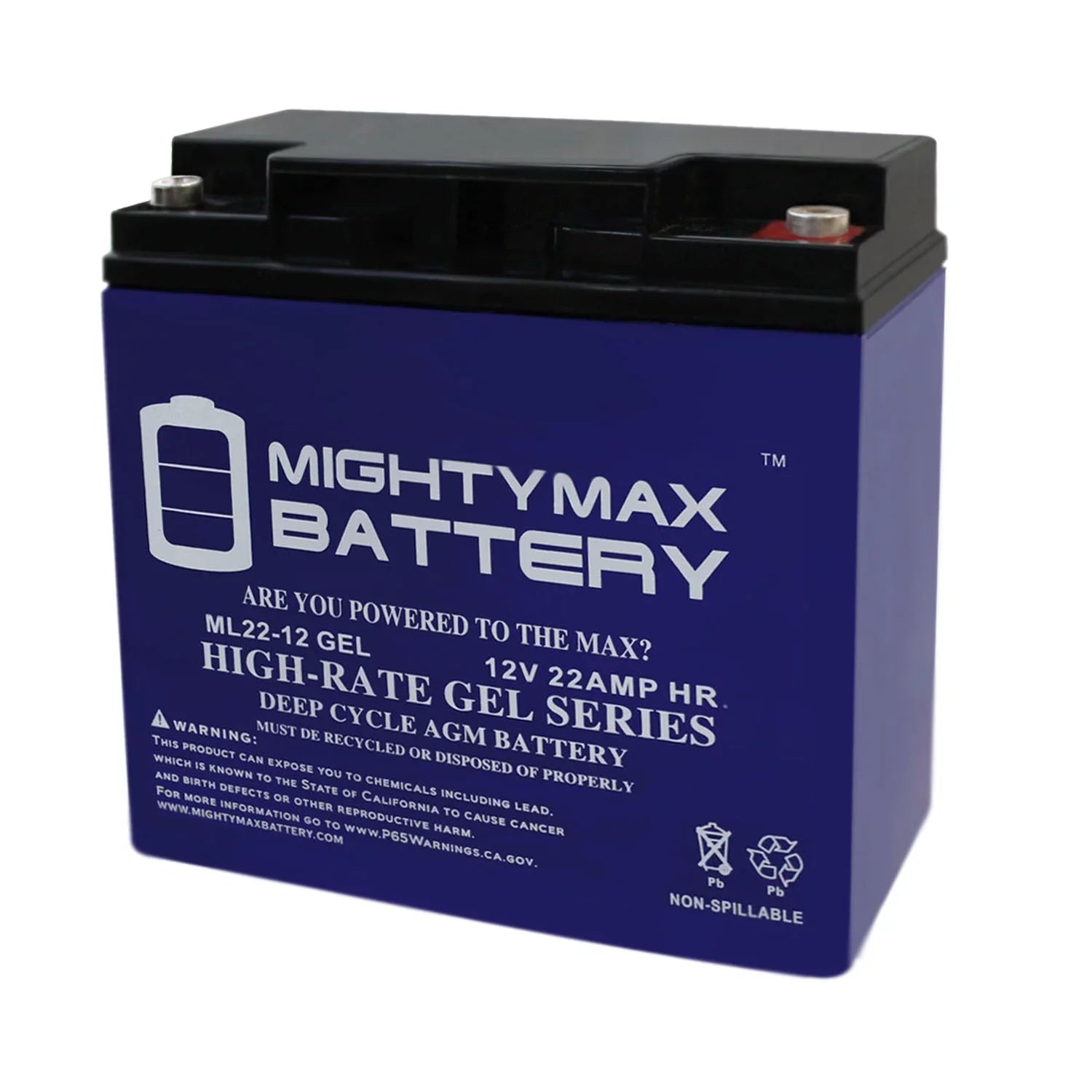 12V 22AH GEL Battery for Alante Jr Sizecooter Wheelchair GP 200