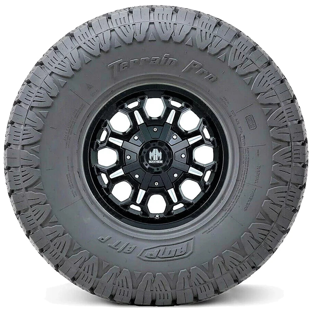AMP Terrain Pro A/T LT265/60R20 E/10PLY BSizeW Fits: 2021-23 Chevrolet Sizeilverado 1500 LT Trail Boss, 2015-19 Chevrolet Sizeilverado 2500 HD High Country