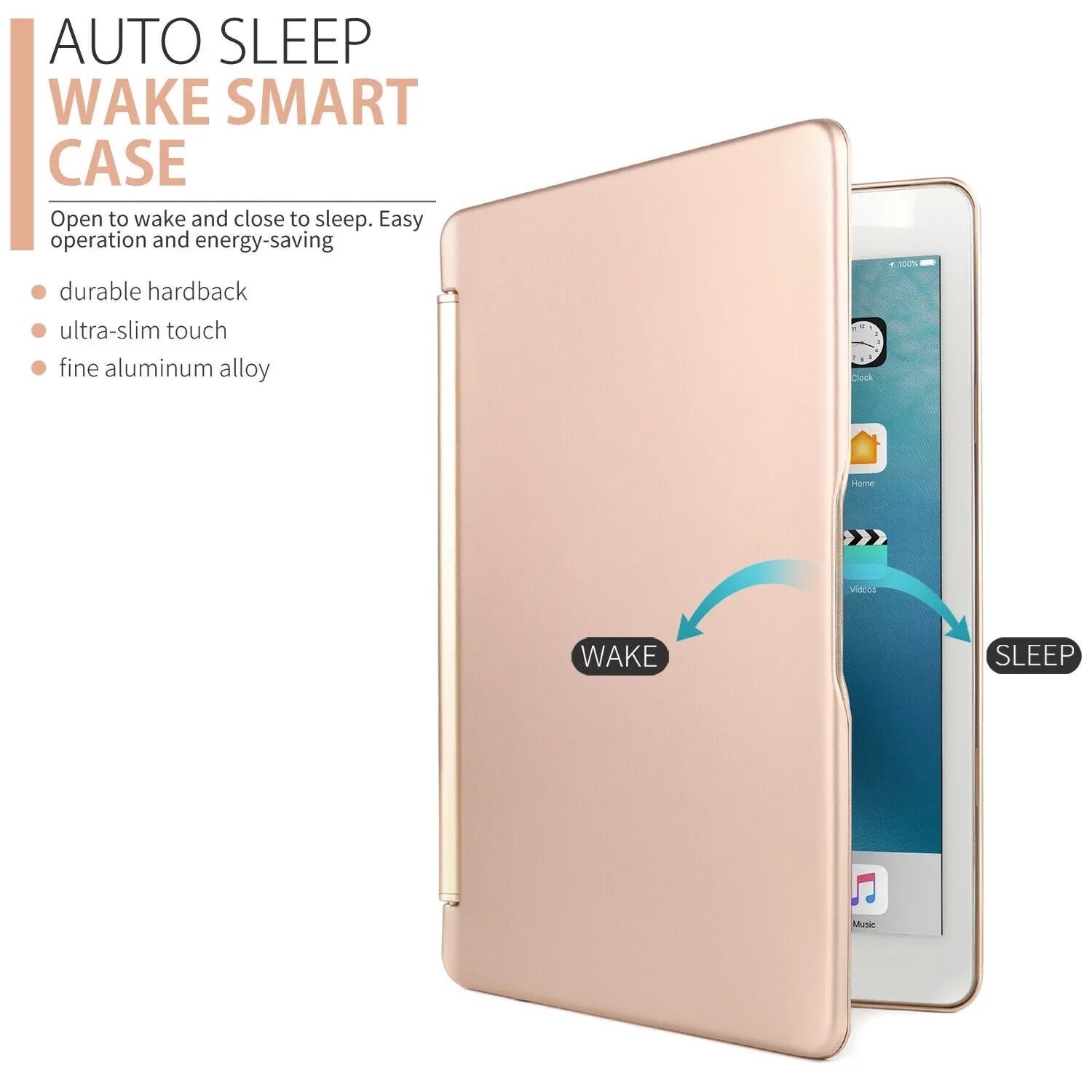Applicable to the 9th Gen of iPad (2021),(2019) 8th Gen,(2018) 7th Gen , iPad Pro10.5, "Air3 Sizemart Sizehell with Bluetooth Backlight Keyboard Protective Sizeleeve