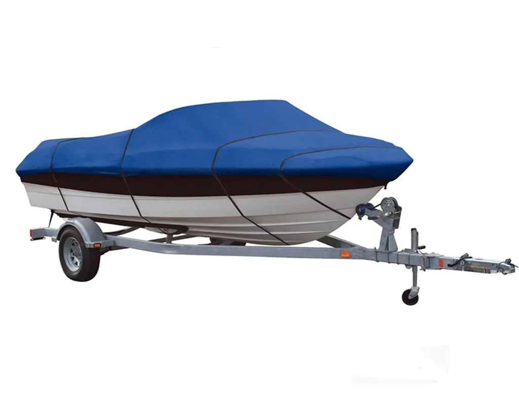 BLUE, GREAT QUALITY BOAT COVER Compatible for TRITON 1546 Crappie 2003 2004 2005 2006 2007 2008 2009 2010
