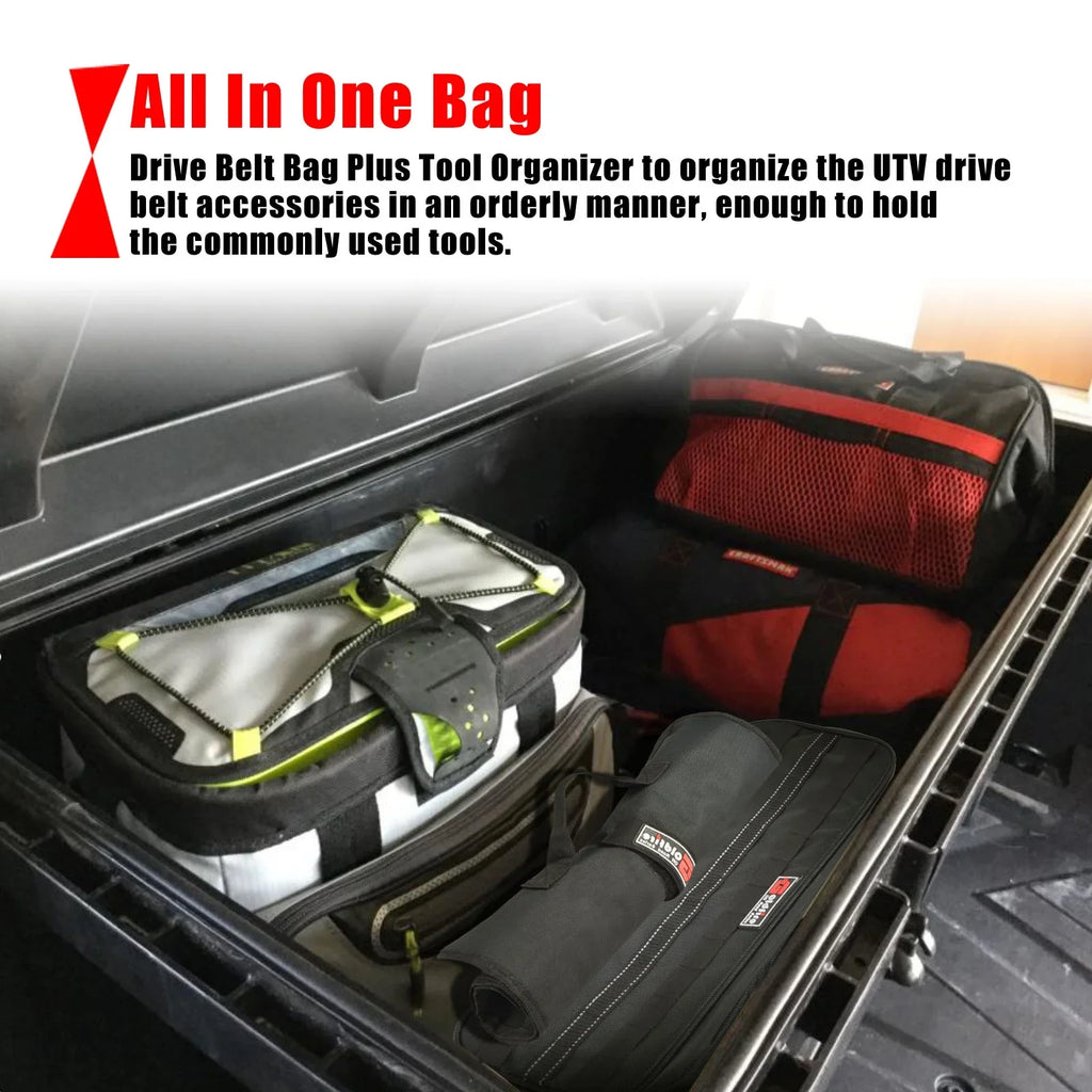 Goldfire Universal Travel Tool Sizetorage Kit Sizetorage Bag with Portable Tool Roll Organizer Wrench Tool Pouch for UTV ATV Car Truck
