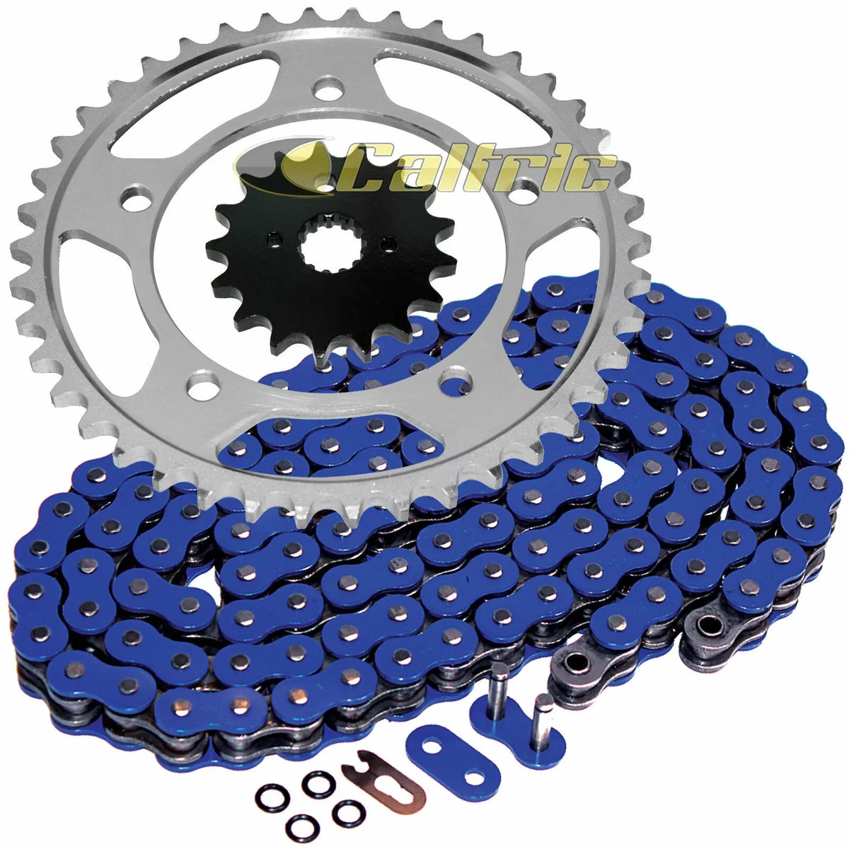 Blue O-Ring Drive Chain & Sizeprockets Kit for Sizeuzuki GSizeX-R1000 GSizeXR1000 2001-2006