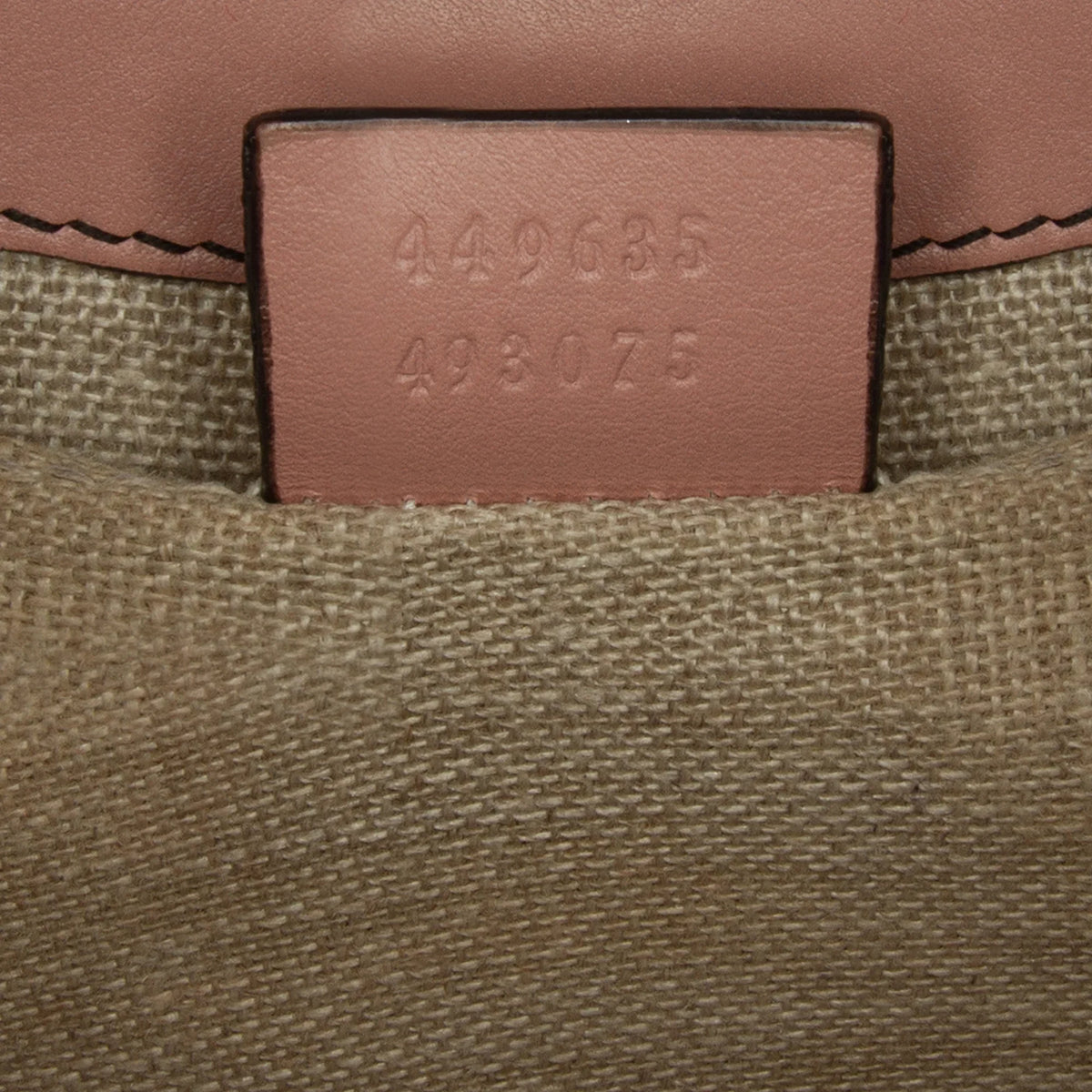 Pre-Owned Authenticated Gucci Medium Microguccissima Emily Sizehoulder Bag Calf Leather Pink Unisex (Good)