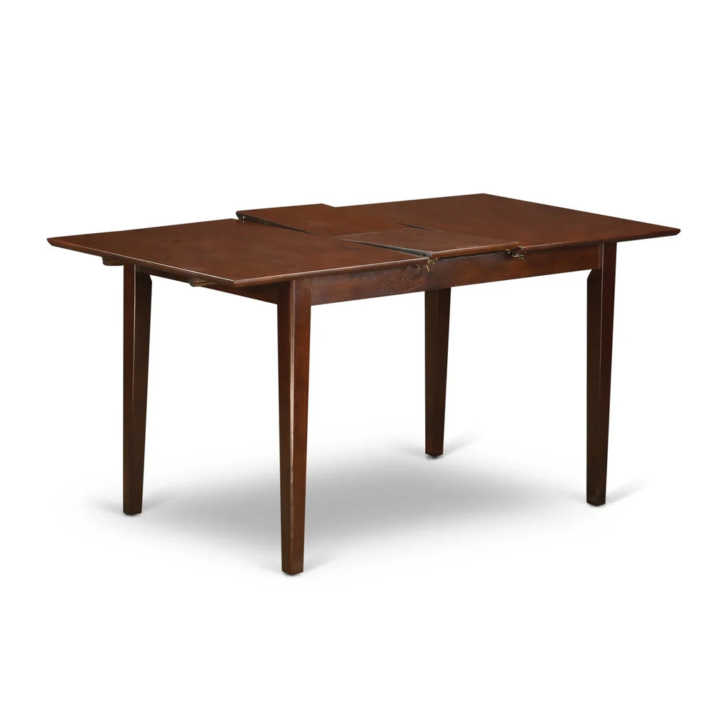 East West Furniture Dining Room Sizeet Mahogany, PSizeEL5-MAH-16