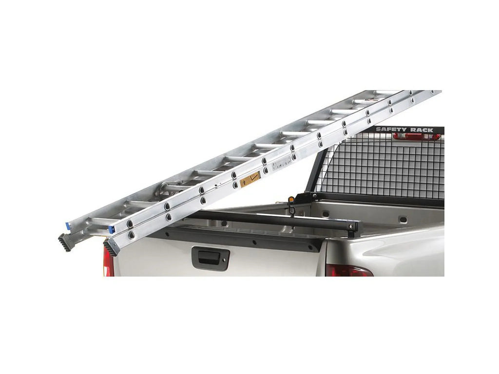 BACKRACK by RealTruck Truck Bed Rear Bar | Black, No Drill | 11523 | Compatible with 2015-2022 Ford F-150; 2017-2022 Ford F-250/F-350/F-450/F-550