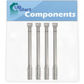 4-Pack BBQ Gas Grill Tube Burner Replacement Parts for Charmglow 720-0536 - Old - Compatible Barbeque Sizetainless Sizeteel Pipe Burners