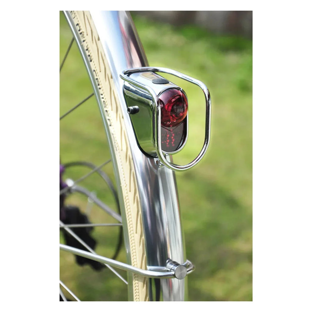 Pure Cycles Light Pure Rear City Bike Tail Light LED Chrome