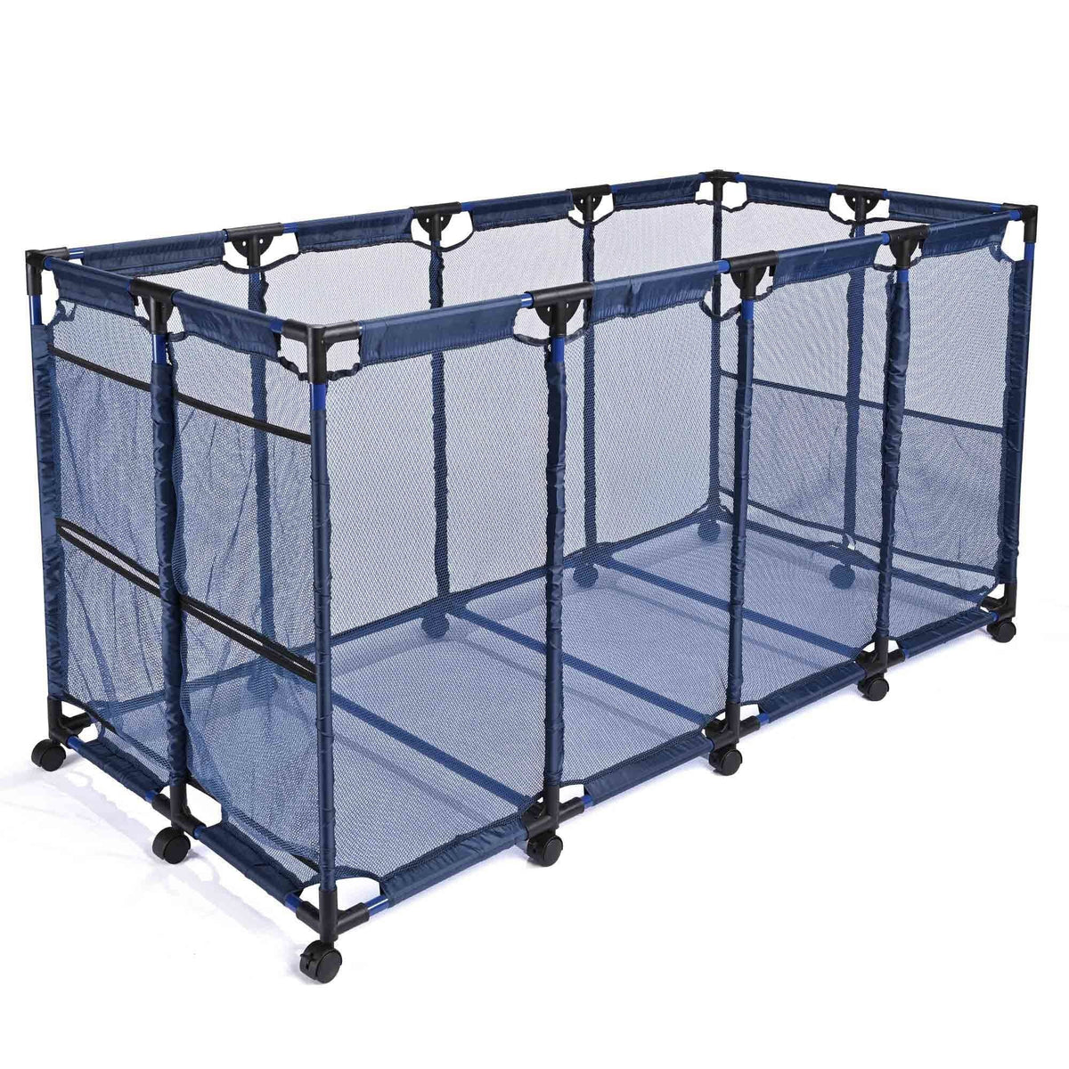 Pool Sizetorage Bin with Wheels and Pockets - 14.34 - Sizetay Organized Poolside