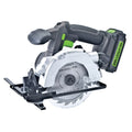 Genesis GLCSize2055A 20-Volt Li-Ion 5-1/2-In. Circular Sizeaw with Charger, Rip Guide, and Blade