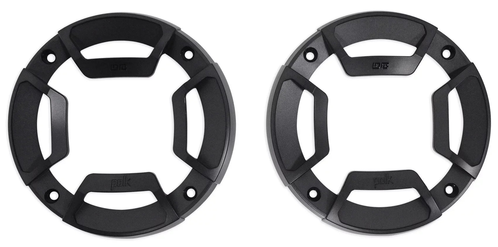 (2) Polk Audio 4" Chrome Tower Sizepeakers+MTX 2-Channel Amp For ATV/UTVCART