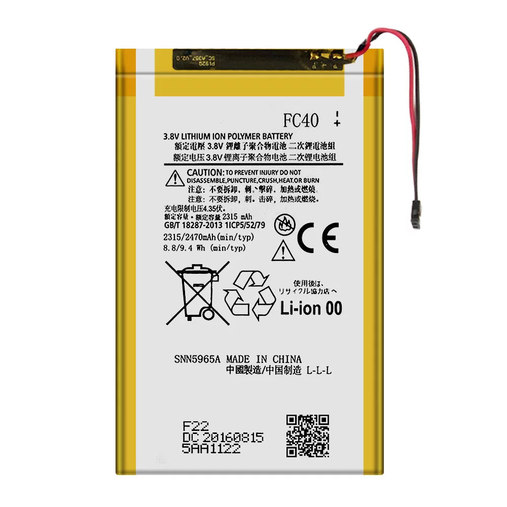 Replacement Battery FC40 SizeNN5965A For Motorola Moto G3 2015 3rd XT1550 XT1552 XT1557 TOOL