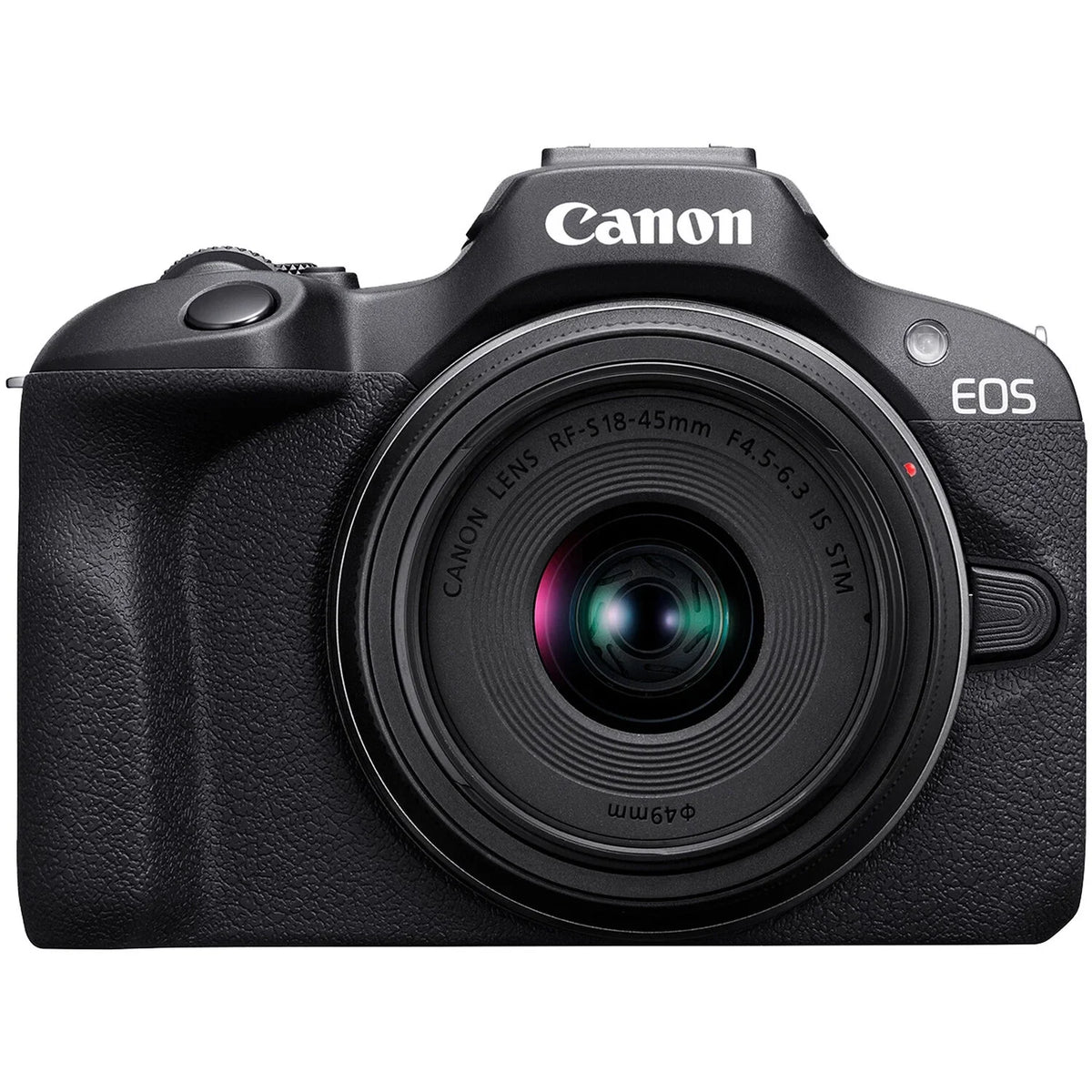 Canon EOSize R100 4K Video Recording Mirrorless Camera (BODY) with 64GB Fast Transcend Memory Card