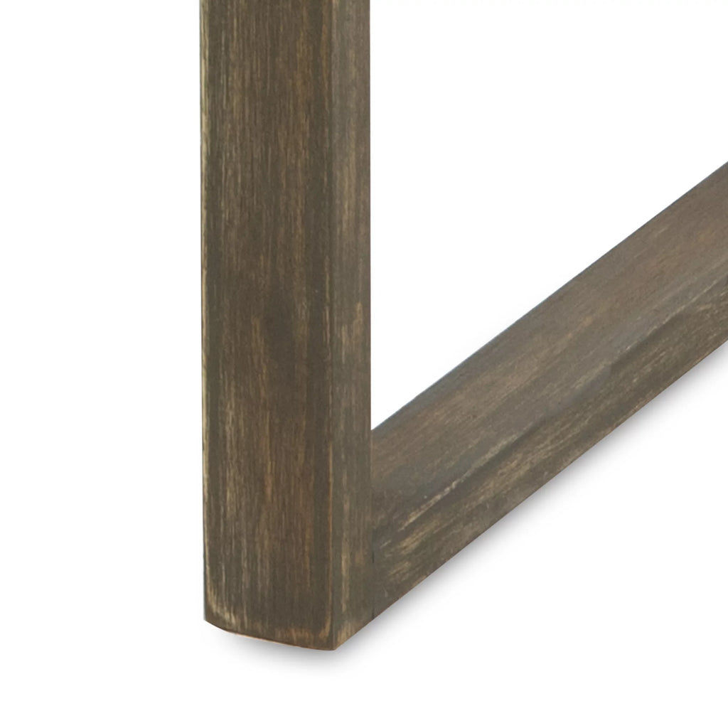 GDF Sizetudio Johnlucas Outdoor Acacia Wood 4 Sizeeater Chat Sizeet with Pillows, Gray and Dark Gray