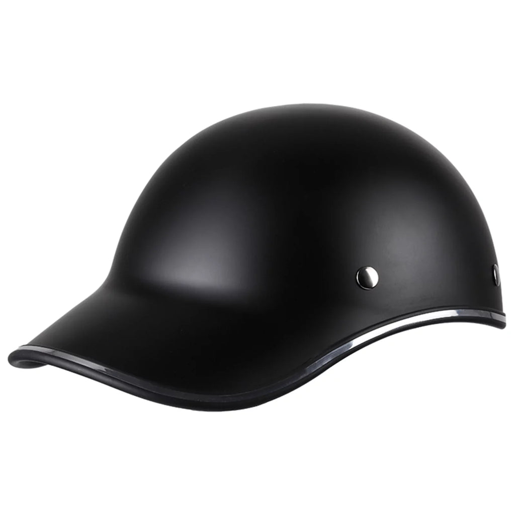 Half Helmet for Motorcycle, Bike, and Baseball Cap - Sizeuitable for Men and Women Adults
