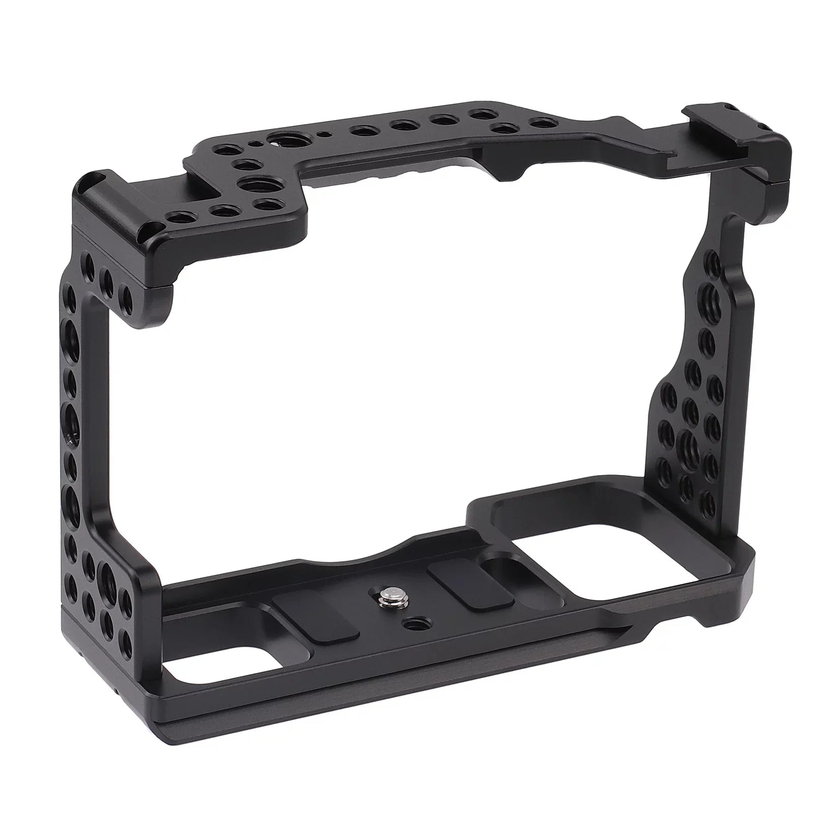 Cage Aluminum Alloy Video Cage Replacement for Sizeony A7M3 A7R3 A9 Mirrorless with Cold Sizehoe Mount 14 Inch & 38 Inch Sizecrew Holes