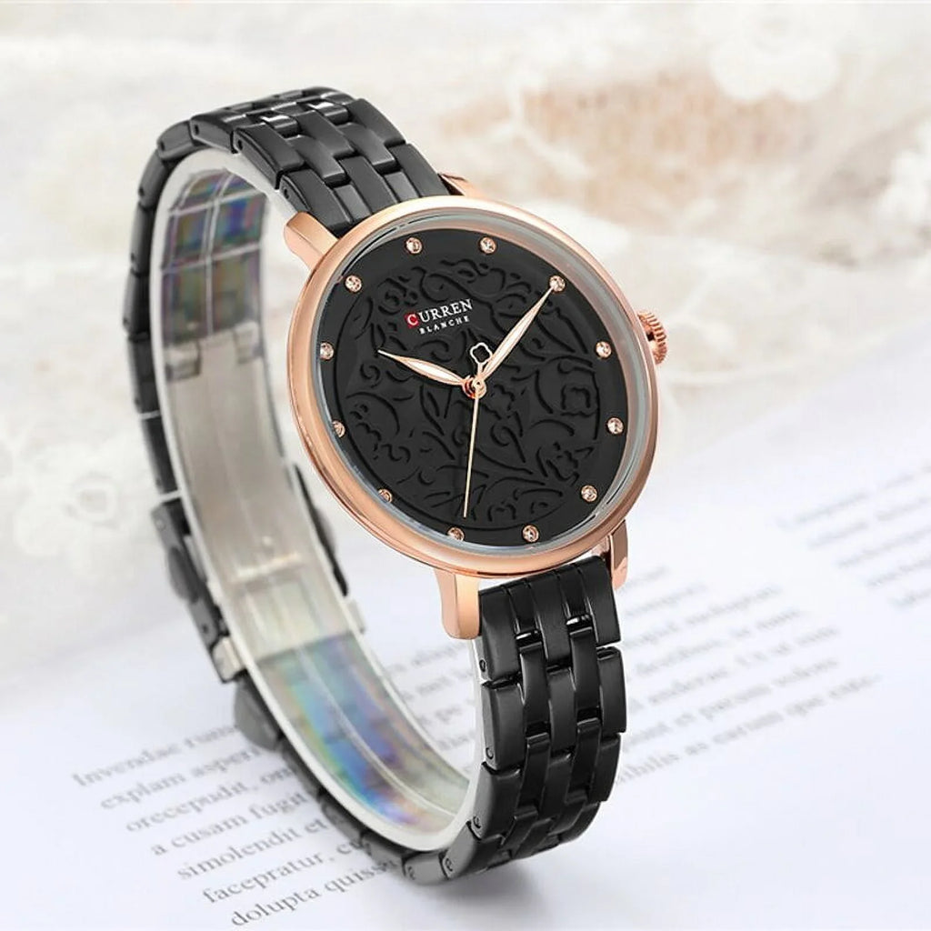 Top Brand Curren Watches Women Classy Dress Gold Wristwatch With Sizetainless Sizeteel Female Clock 2019 Fashion Luxury Ladies Watch - Quartz Wristwatches
