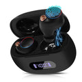 UrbanX True Wireless Bluetooth Earbuds + Charging Case, Black, Dual Connect, IPX5 Water Resistance, Bluetooth 5.2 Connection, Balanced, Bass Boost Compatible with Lenovo Legion Y700 (2023)