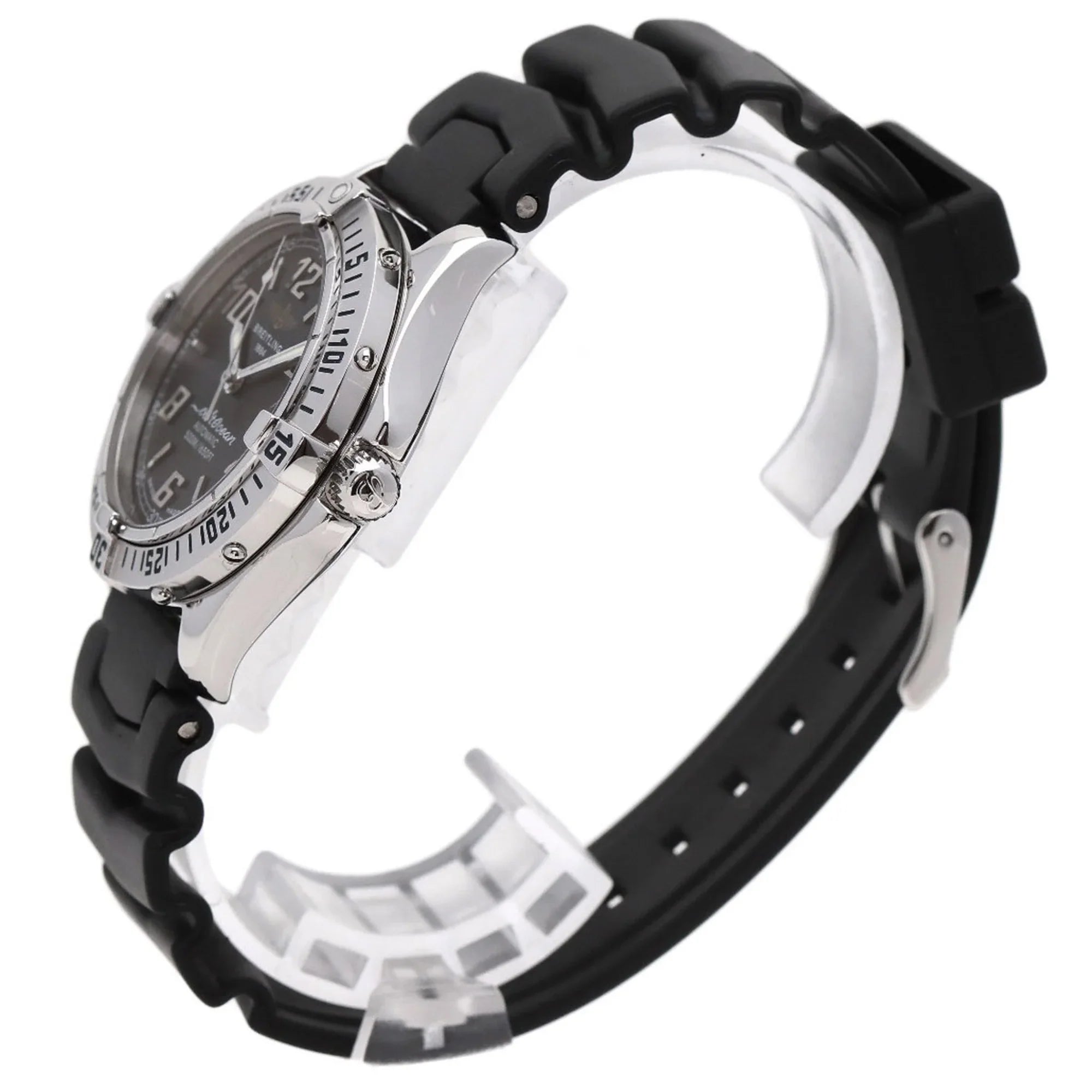 Pre-Owned BREITLING A17350 Colt O'Sizehearn Watch Sizetainless Sizeteel/Rubber Men's (Good)