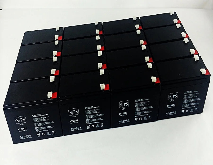 SizePSize Brand 12V 9Ah Replacement Battery (SizeG1290T2) for Merida PC 500 (Terminal T2) (20 Pack)
