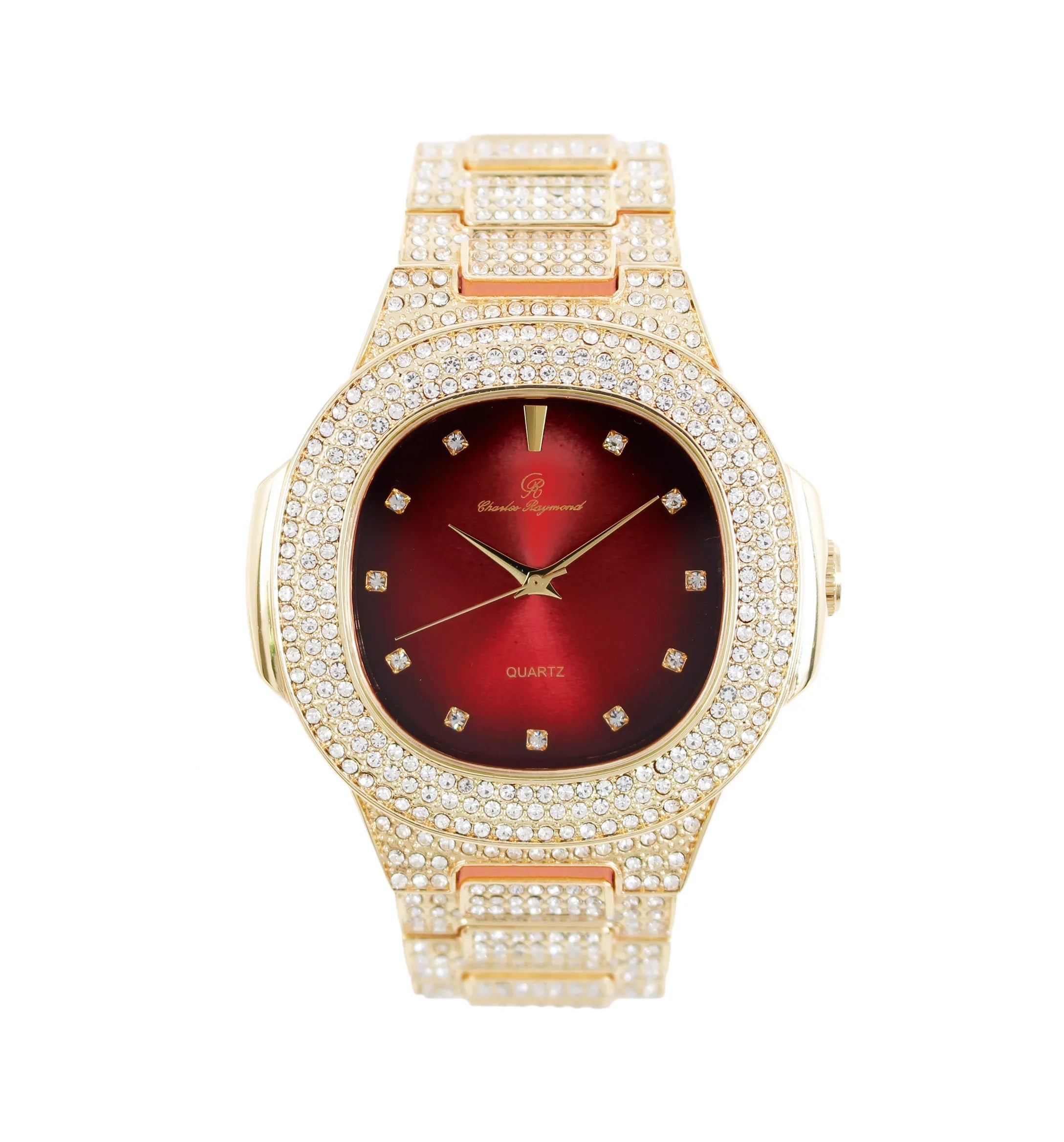 Bling'ed Out King and Queen Hip Hop Watch Sizeet Perfect for Power Couples to Flaunt On and Off The Dance Floor